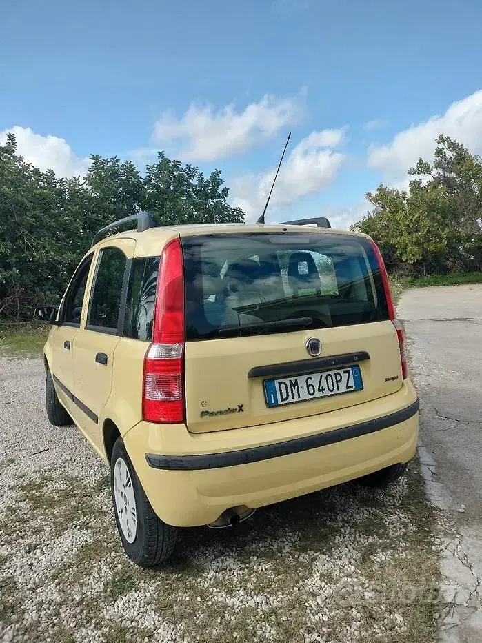 Usata Fiat Panda 69 CV (50 kW) 2008 Giallo Utilitaria