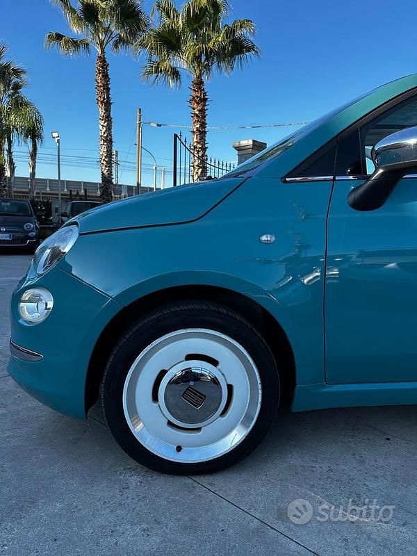 Usata Fiat 500 69 CV (50 kW) 2017 Blu Berlina