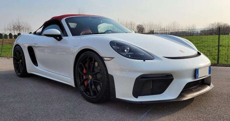 Usata Porsche 718 Spyder 420 CV (308 kW) 2020 Bianco Cabrio
