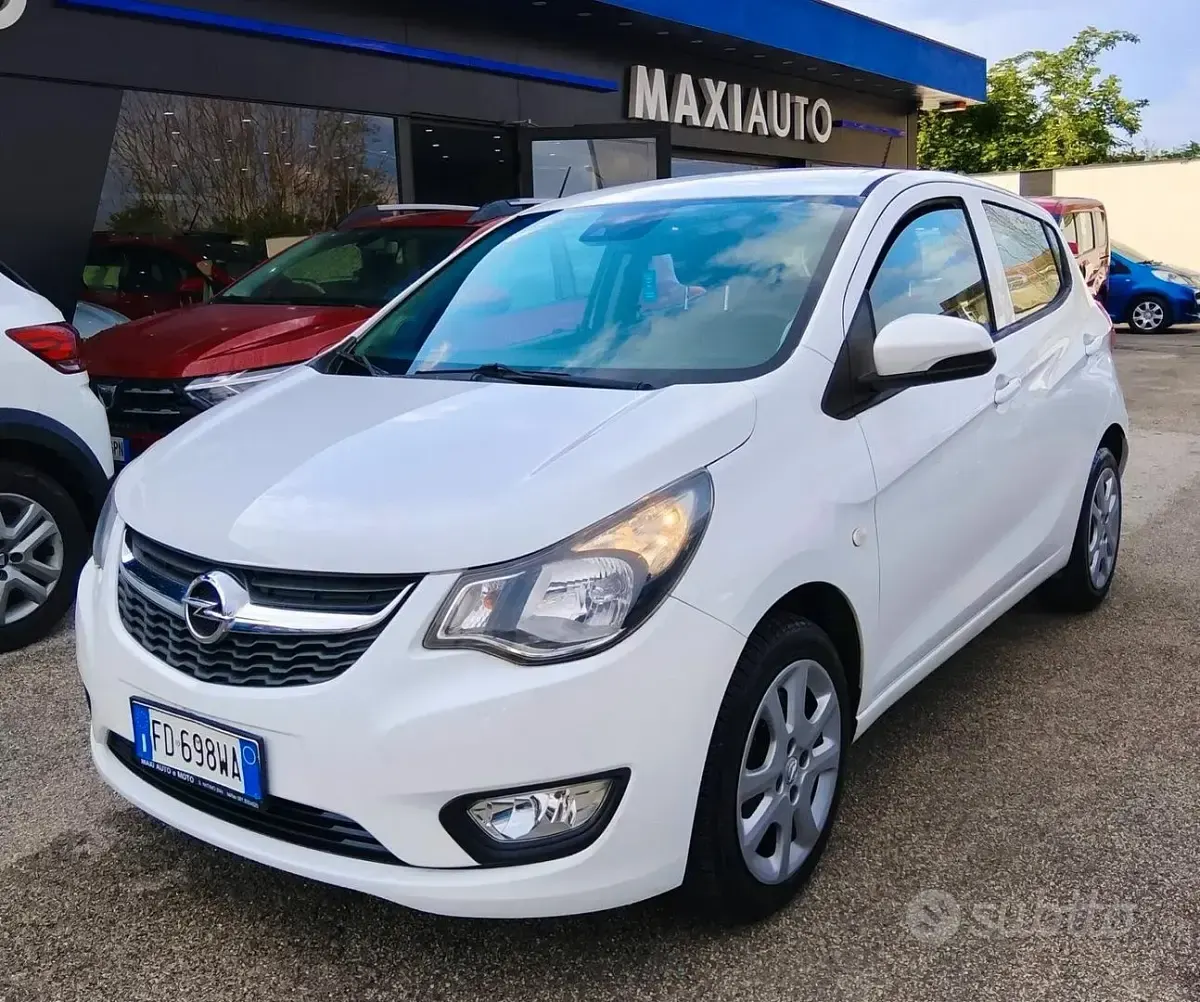 Gebraucht Opel Karl 75 PS (55 kW) 2016 Weiß Kleinwagen