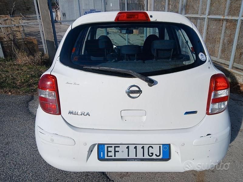 Usata Nissan Micra 2010 Bianco Berlina