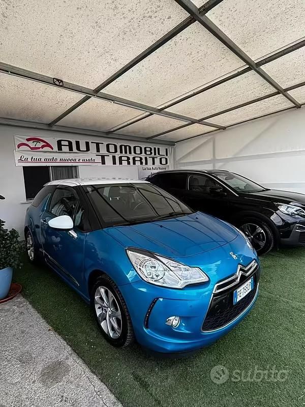 Usata Citroën DS3 Sport Chic 75 CV (55 kW) 2016 Blu Utilitaria