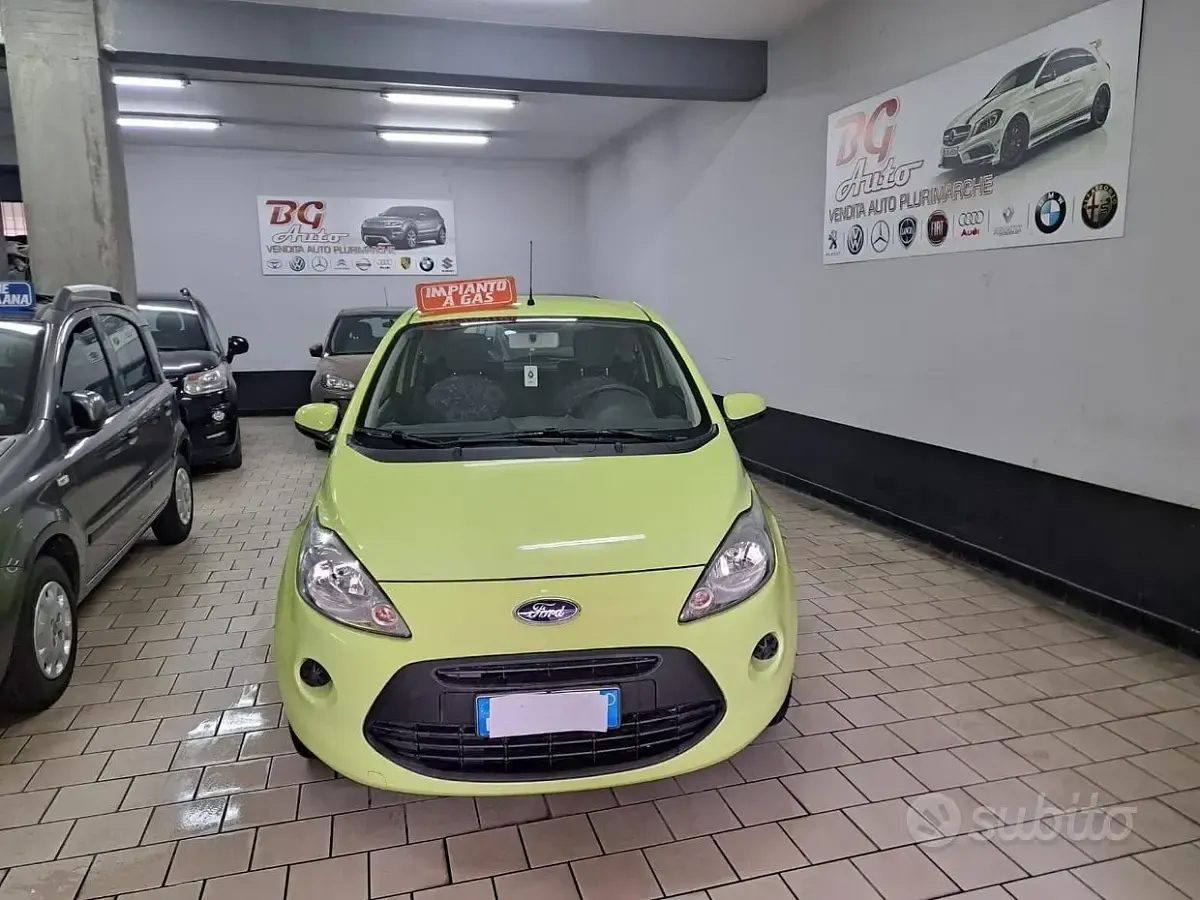 Usata Ford Ka 69 CV (50 kW) 2014 Verde Utilitaria