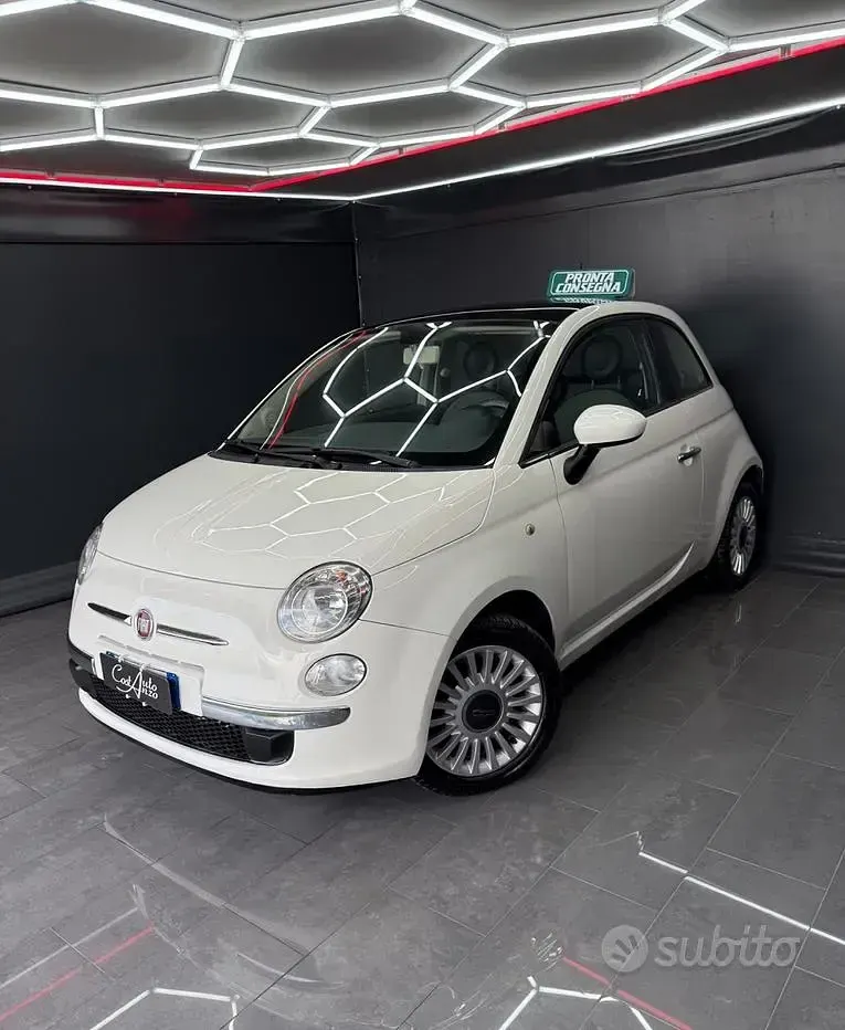 Usata Fiat 500 Lounge 69 CV (50 kW) 2012 Bianco Berlina