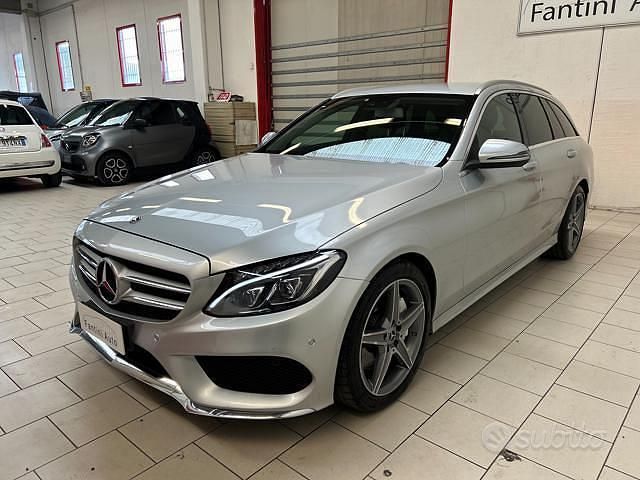Usata Mercedes C250 Premium 204 CV (150 kW) 2017 Argento Station wagon