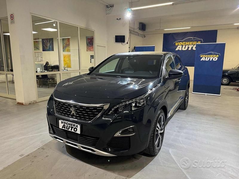 Usata Peugeot 3008 GT-line 131 CV (96 kW) 2019 Blu SUV