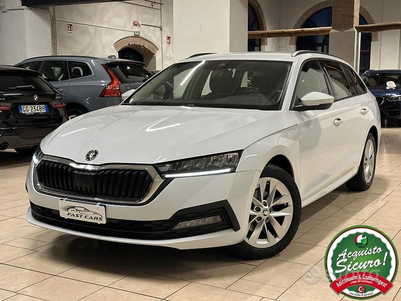 Usata Skoda Octavia Ambition 116 CV (85 kW) 2021 Bianco Station wagon
