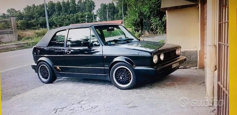Usata VW Golf Cabriolet 1991 Nero Cabrio