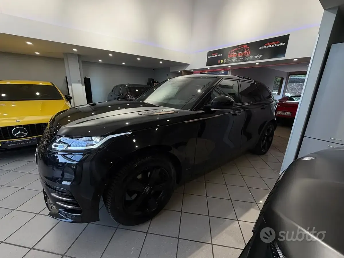 Usata Land Rover Range Rover Velar HSE Dynamic 241 CV (177 kW) 2019 Nero SUV