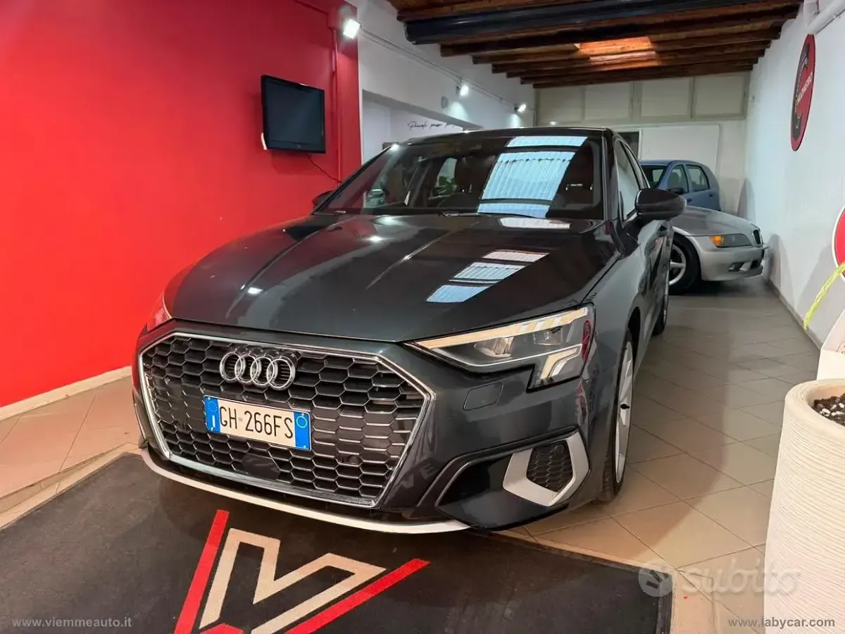 Usata Audi A3 S-Line 150 CV (110 kW) 2022 Nero Berlina