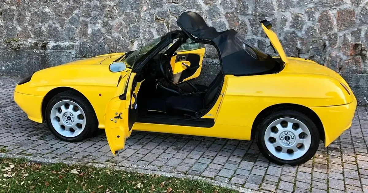 Usata Fiat Barchetta 131 CV (96 kW) 1996 Giallo Cabrio