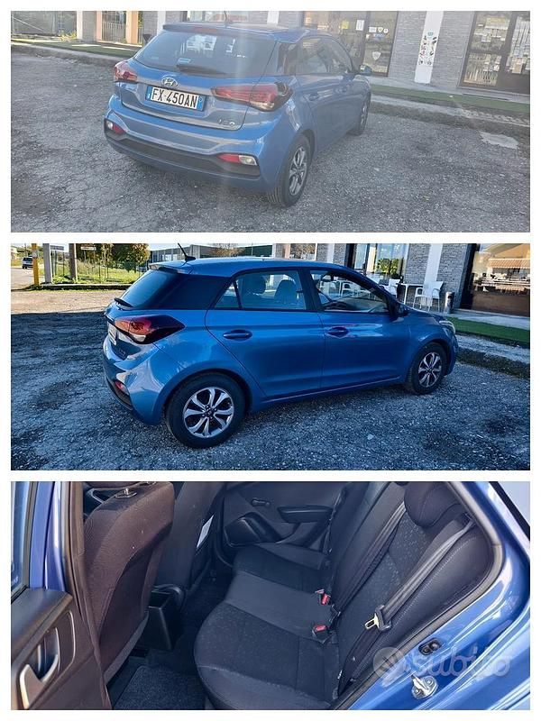 Usata Hyundai i20 85 CV (62 kW) 2019 Blu Berlina