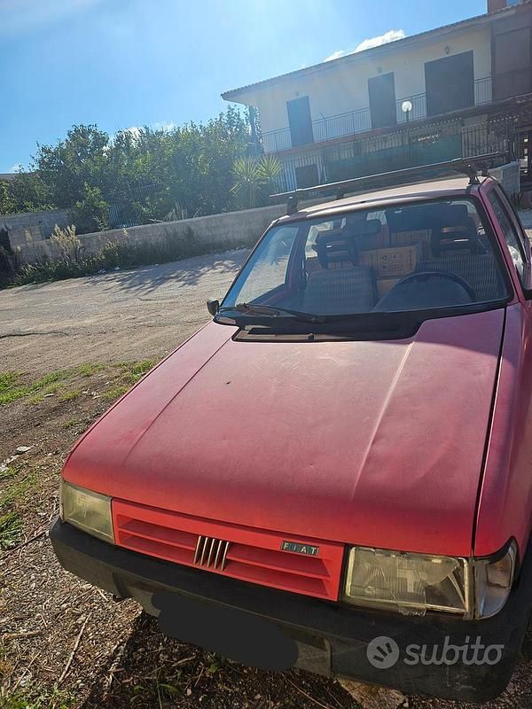 Usata Fiat Uno 45 CV (33 kW) 1992 Rosso Utilitaria