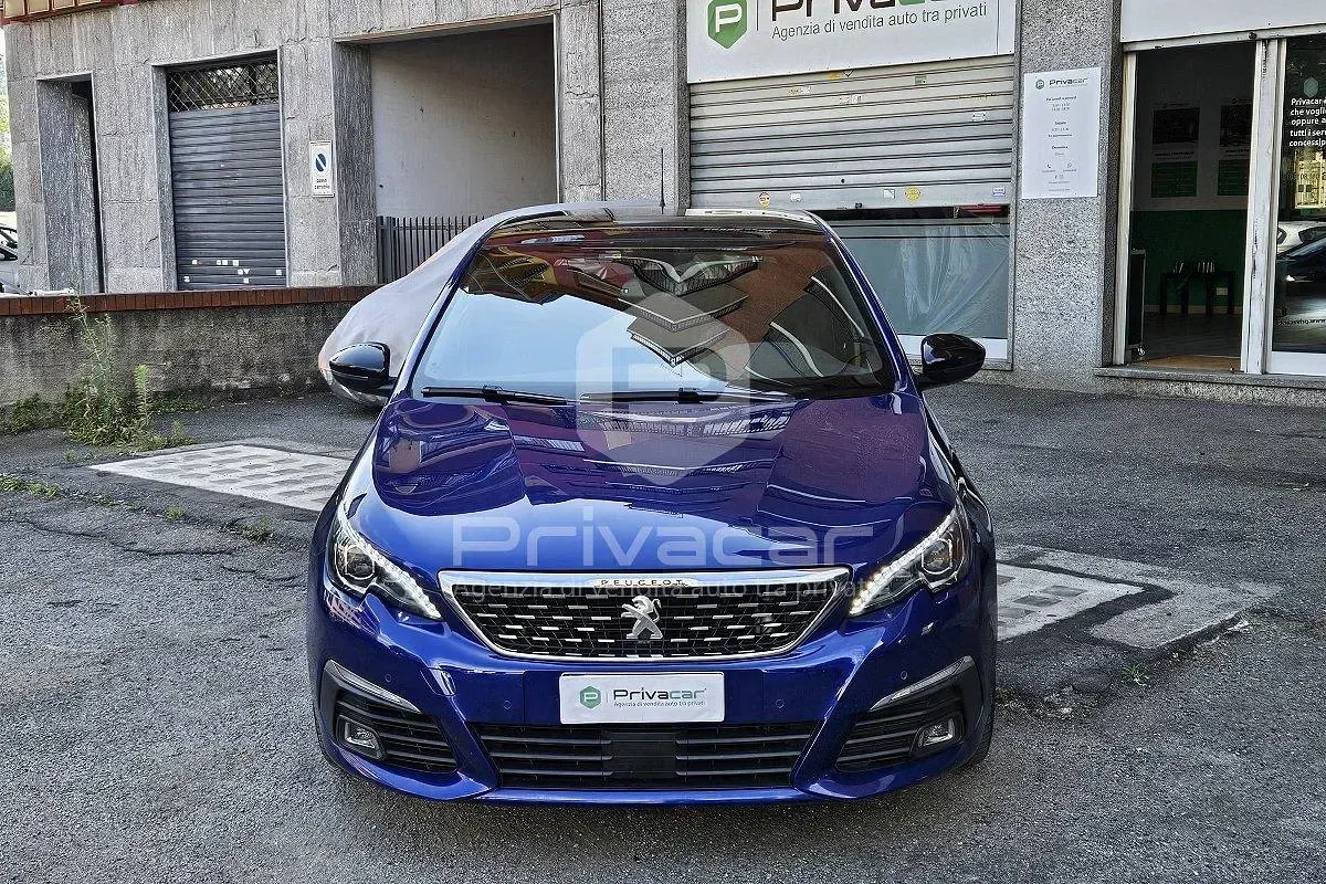 Usata Peugeot 308 GT-line 131 CV (96 kW) 2017 Blu Berlina