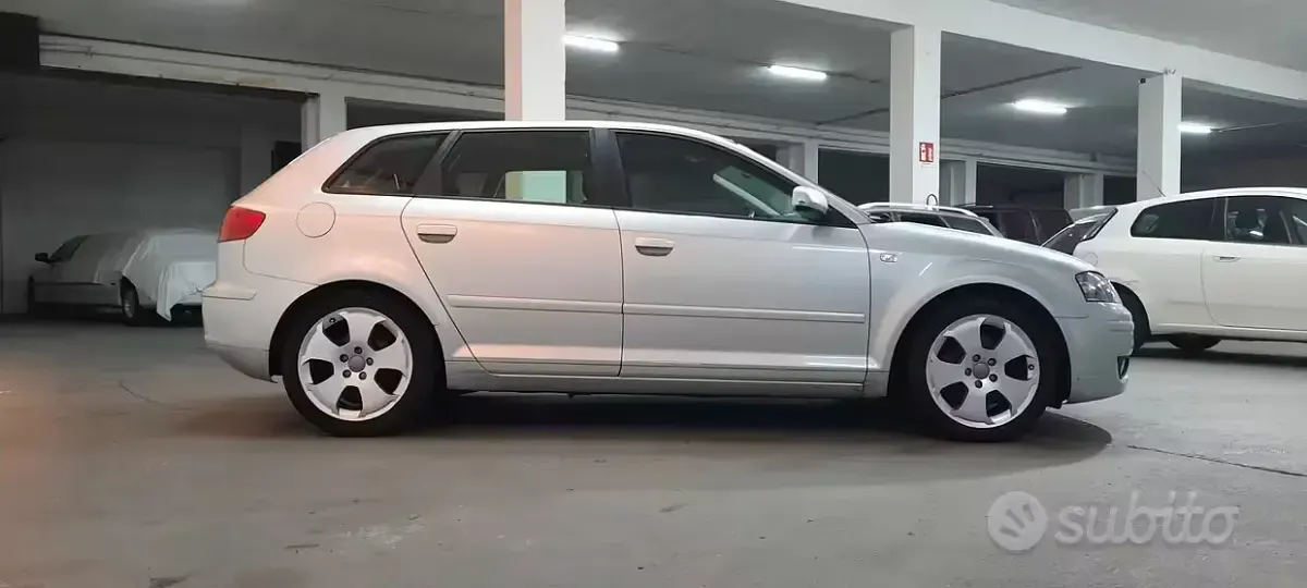 Usata Audi A3 Ambition 170 CV (125 kW) 2008 Grigio Utilitaria