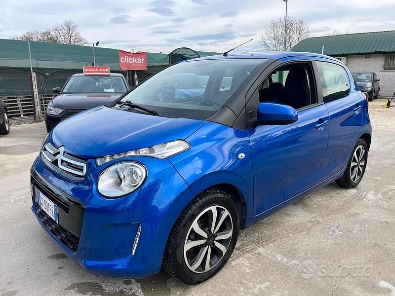 Usata Citroën C1 Shine 72 CV (52 kW) 2021 Blu Utilitaria