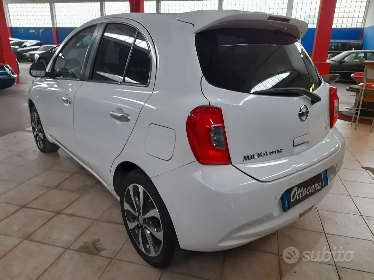 Usata Nissan Micra Tekna 80 CV (58 kW) 2015 Bianco Utilitaria