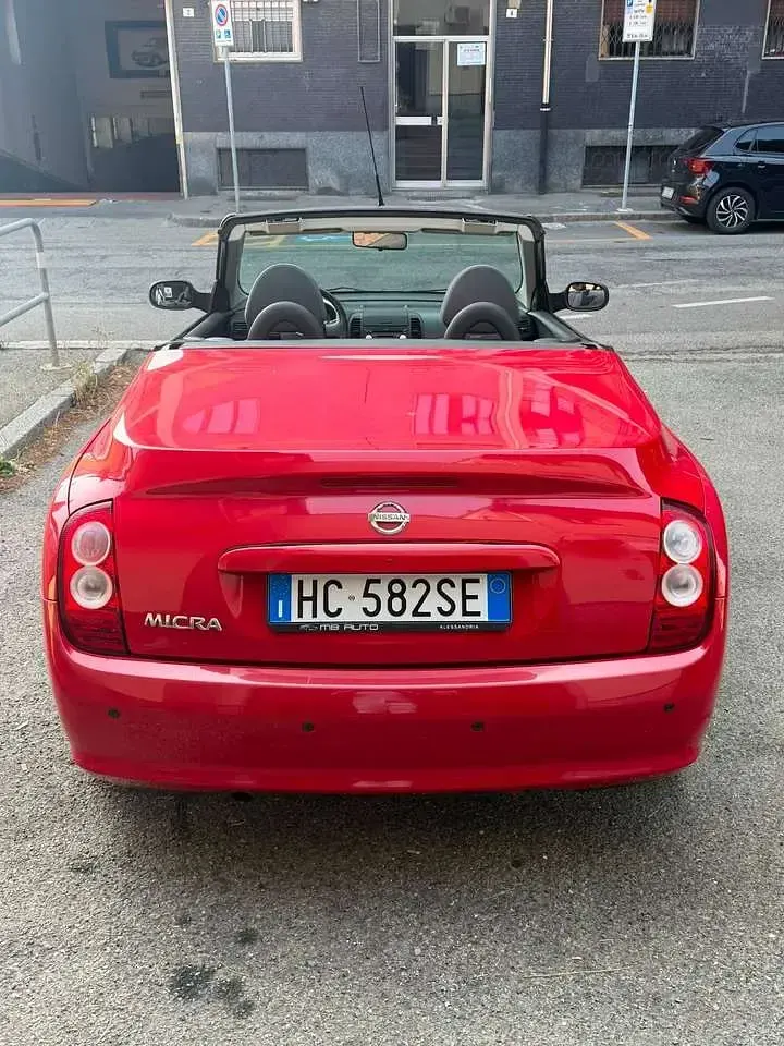 Usata Nissan Micra 88 CV (64 kW) 2007 Rosso Cabrio