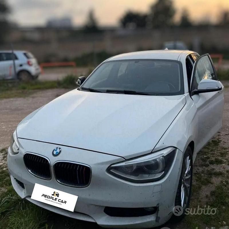 Usata BMW 116 Efficient Dynamics 116 CV (85 kW) 2011 Bianco Utilitaria