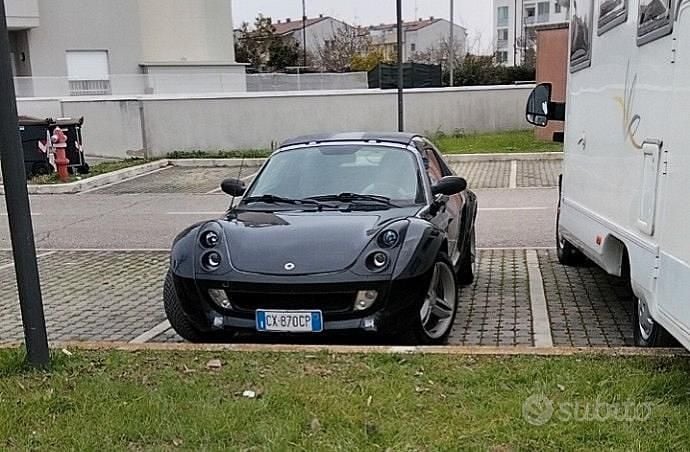 Usata Smart Roadster Passion 82 CV (60 kW) 2005 Nero Cabrio