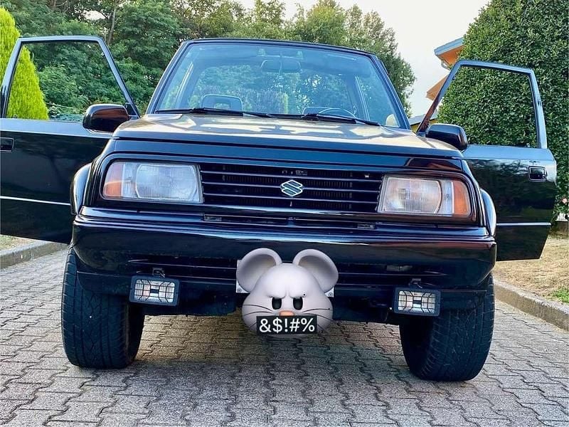 Usata Suzuki Vitara 79 CV (58 kW) 1992 Nero SUV