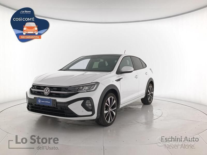 Pure white Usata 2022 VW Taigo R-line SUV | 17.700 € (Buon prezzo) - Immagine 1/4