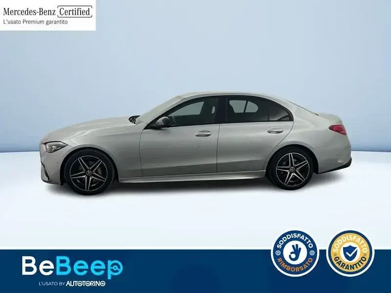 Usata Mercedes C220 Premium Plus 200 CV (147 kW) 2023 Argento metallizzato Berlina