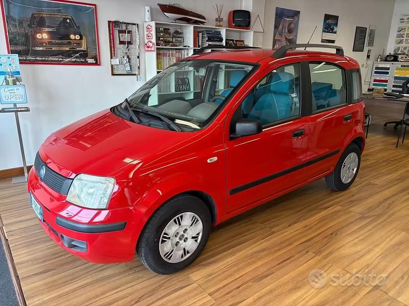Usata Fiat Panda Dynamic 2005 Rosso Utilitaria