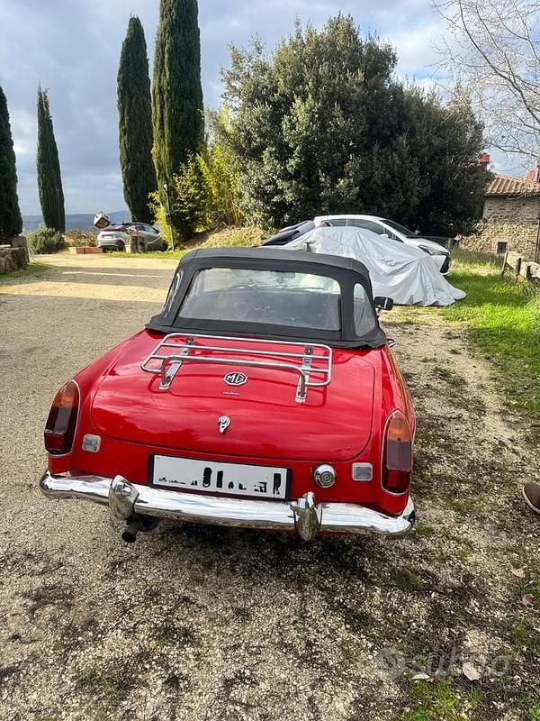 Usata MG B 1970 Rosso Cabrio