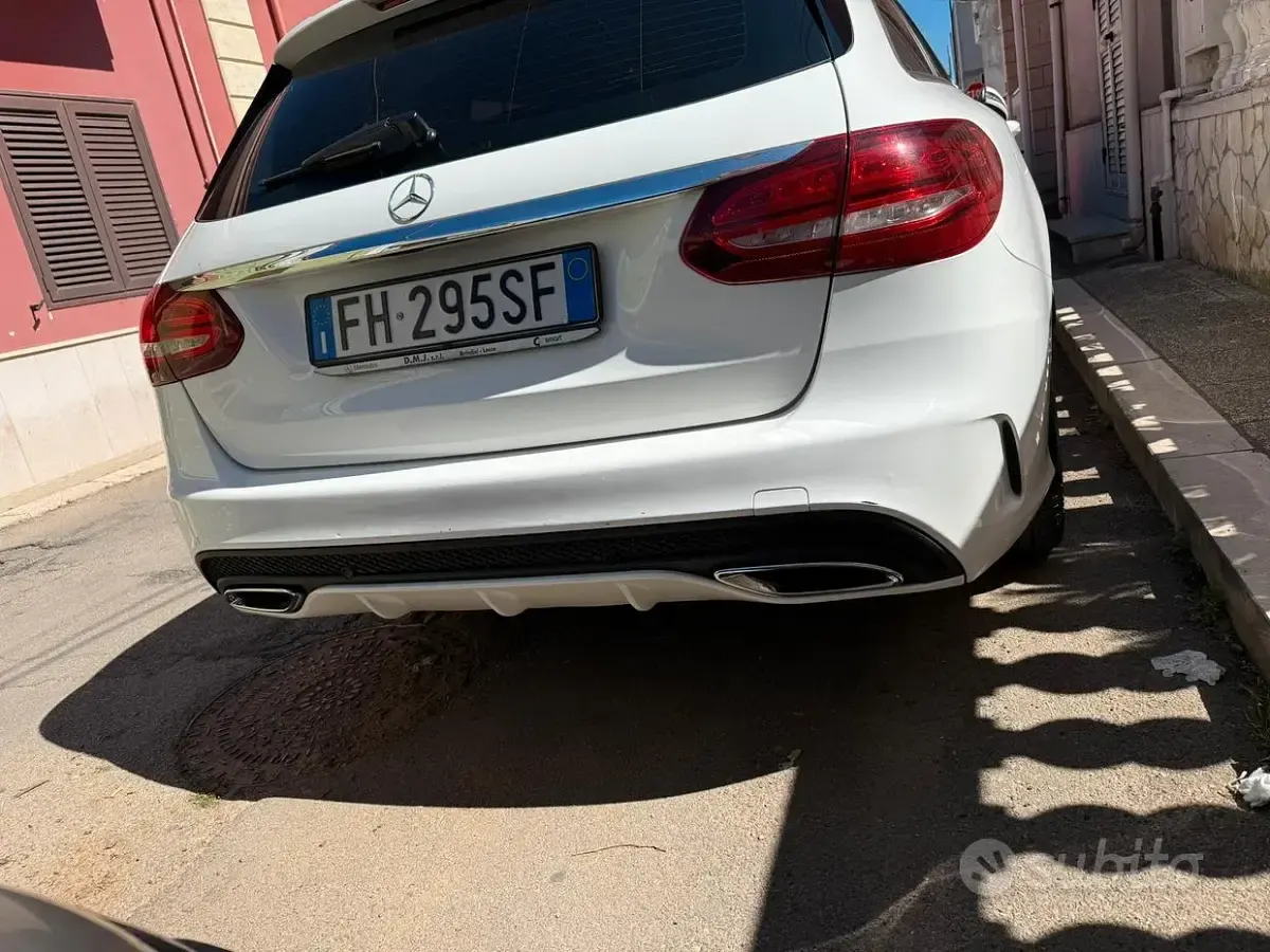 Usata Mercedes C220 170 CV (125 kW) 2017 Bianco Station wagon