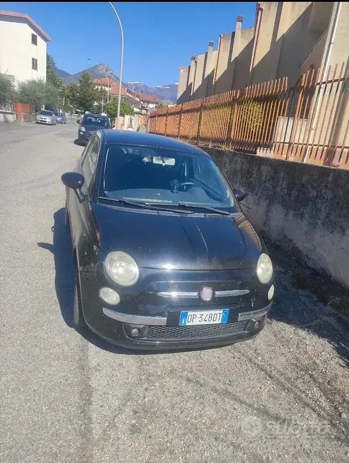 Usata Fiat 500 75 CV (55 kW) 2009 Nero Cabrio