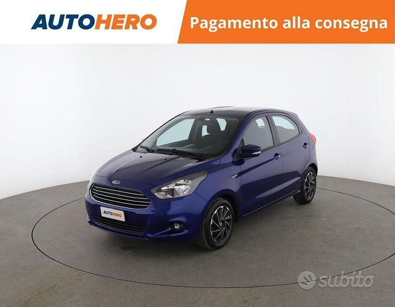 Blu Usata 2017 Ford Ka Plus Ultimate Due volumi | 9899 € (Buon prezzo) - Immagine 1/2