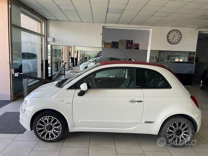 Usata Fiat 500C Lounge 69 CV (50 kW) 2019 Bianco Cabrio
