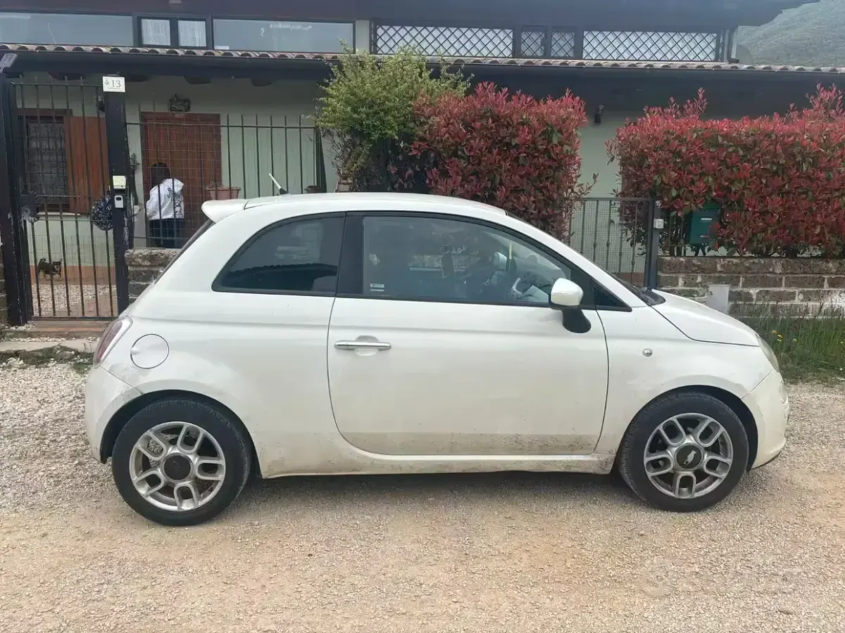 Usata Fiat 500 75 CV (55 kW) 2008 Bianco Berlina