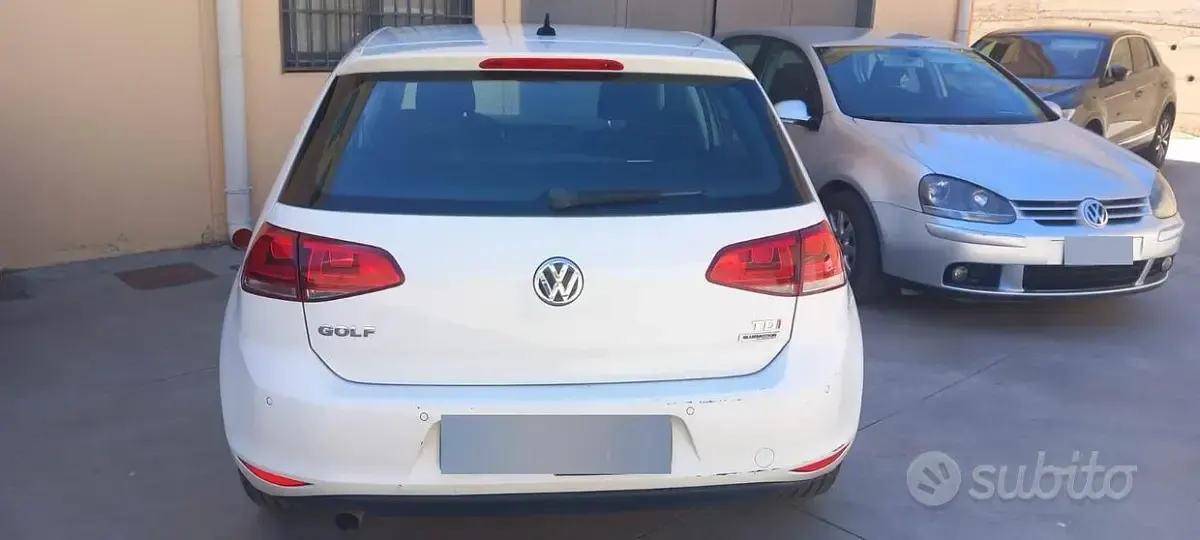 Usata VW Golf VII 110 CV (80 kW) 2016 Bianco Berlina