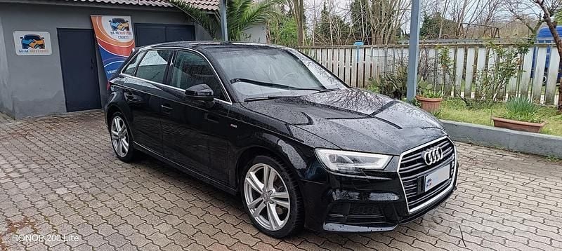 Usata Audi A3 S-Line 150 CV (110 kW) 2020 Nero Berlina