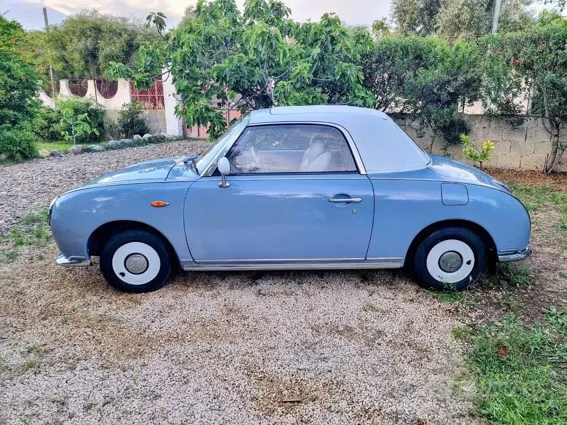 Usata Nissan Figaro 76 CV (55 kW) 2015 Blu Cabrio