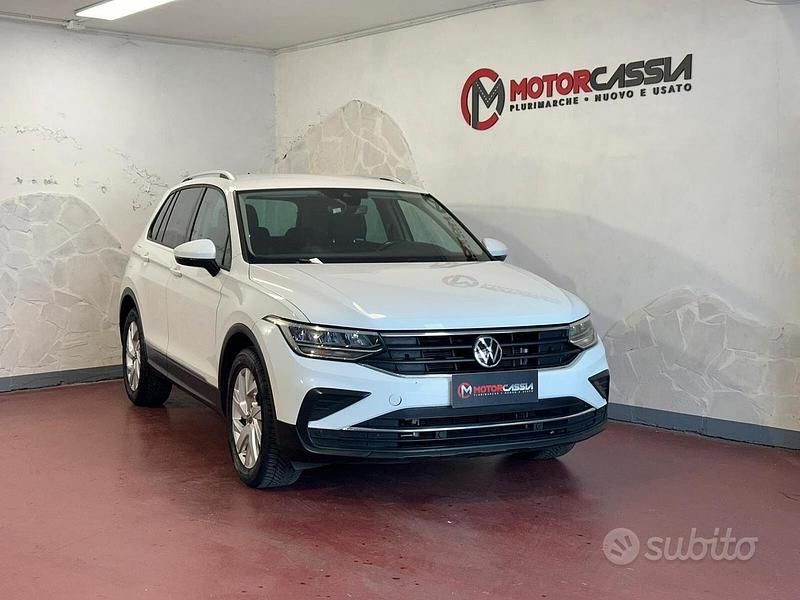 Usata VW Tiguan Active 150 CV (110 kW) 2021 Bianco SUV