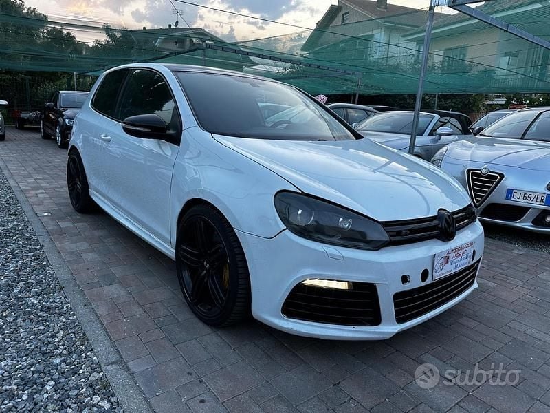 Usata VW Golf VII R 309 CV (227 kW) 2012 Bianco Berlina