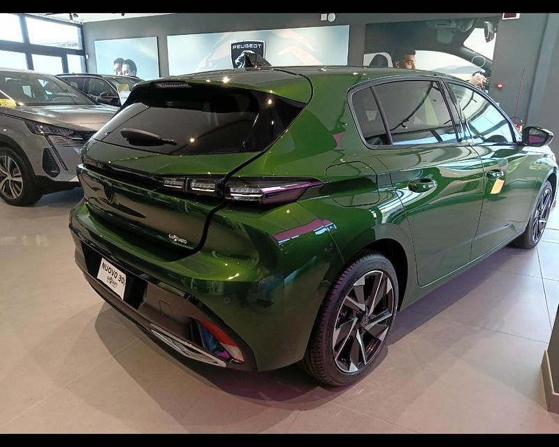 Nuova Peugeot 308 Allure 136 CV (100 kW) 2025 Verde Berlina