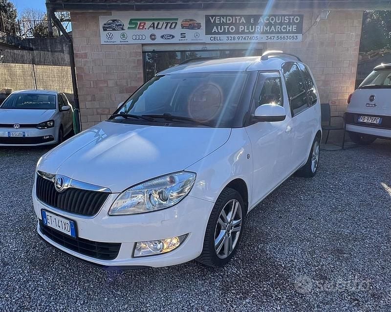 Usata Skoda Roomster Active 70 CV (51 kW) 2014 Bianco Monovolume
