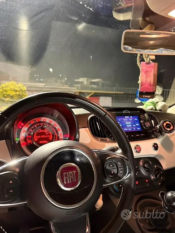 Usata Fiat 500 69 CV (50 kW) 2017 Bianco Utilitaria