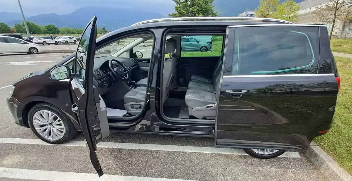 Usata VW Sharan Highline 184 CV (135 kW) 2017 Nero Monovolume