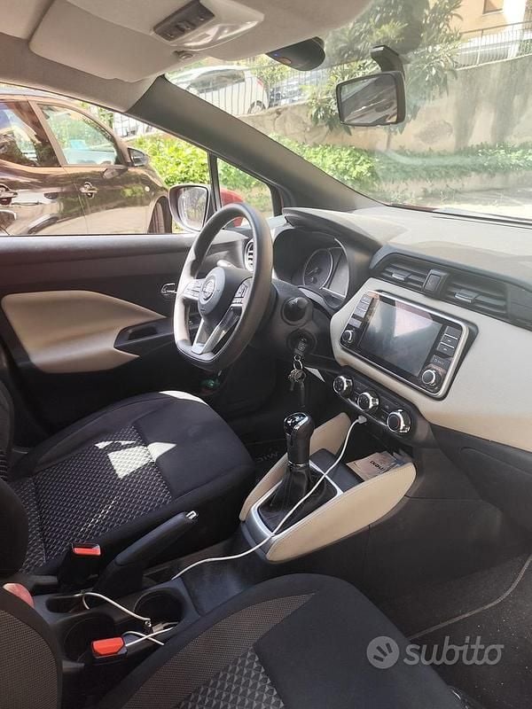 Usata Nissan Micra 90 CV (66 kW) 2019 Rosso Utilitaria