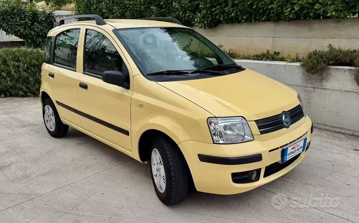 Usata Fiat Panda Dynamic 69 CV (50 kW) 2007 Giallo Utilitaria