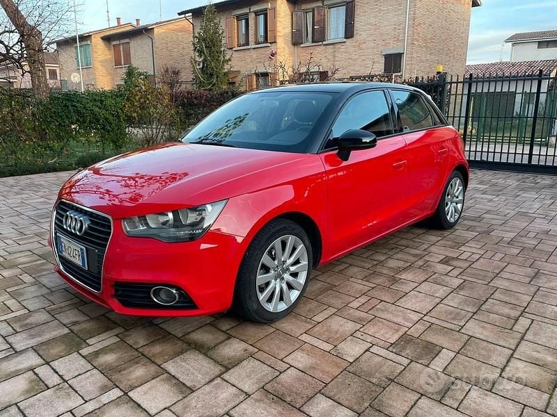 Usata Audi A1 90 CV (66 kW) 2012 Rosso Utilitaria