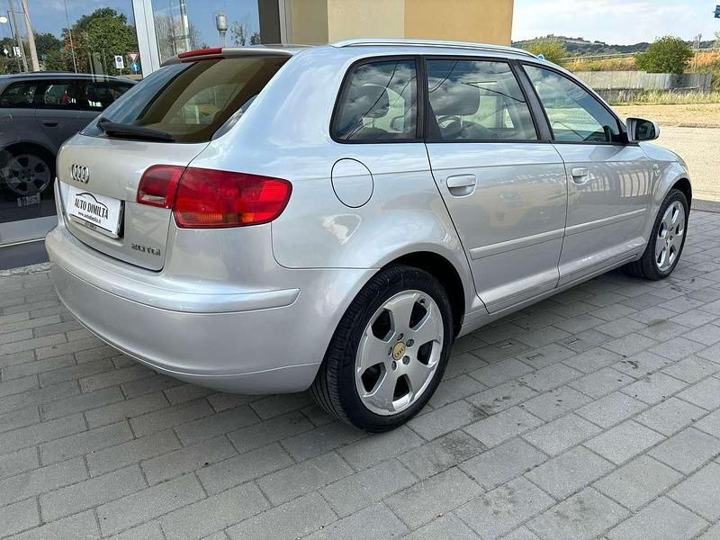 Usata Audi A3 Ambition 140 CV (102 kW) 2006 Argento Berlina