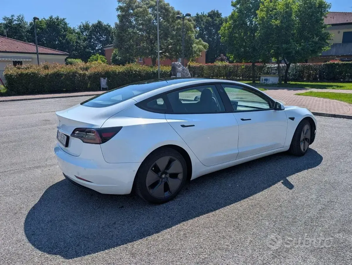 Usata Tesla Model 3 Standard Range Plus 88 kW (120 CV) 2021 Bianco Berlina