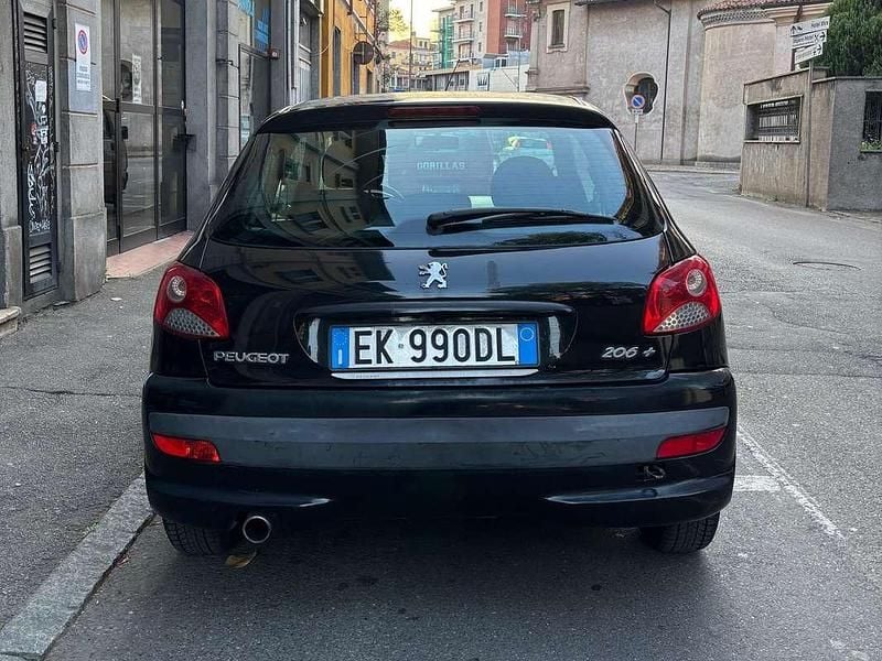 Usata Peugeot 206+ 68 CV (50 kW) 2011 Nero Utilitaria