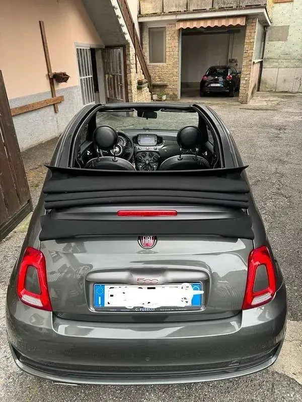 Usata Fiat 500C S 69 CV (50 kW) 2019 Grigio Cabrio
